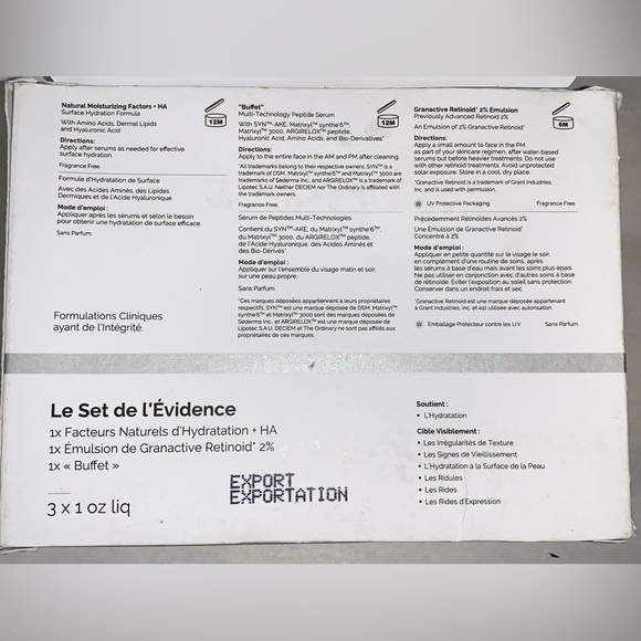 The Ordinary The No-Brainer Set Hydration Anti-Aging Skincare Beauty Box 3-Pc - Picture 15 of 16